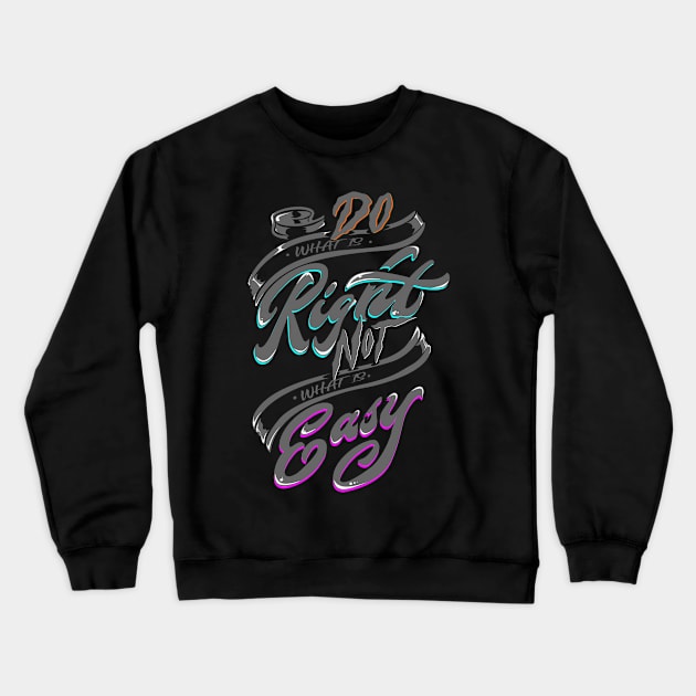 Lettering 02 Crewneck Sweatshirt by aredie19